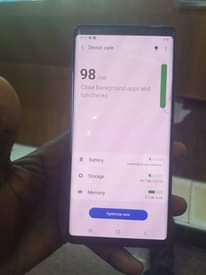 A picture of Samsung galaxy note 9