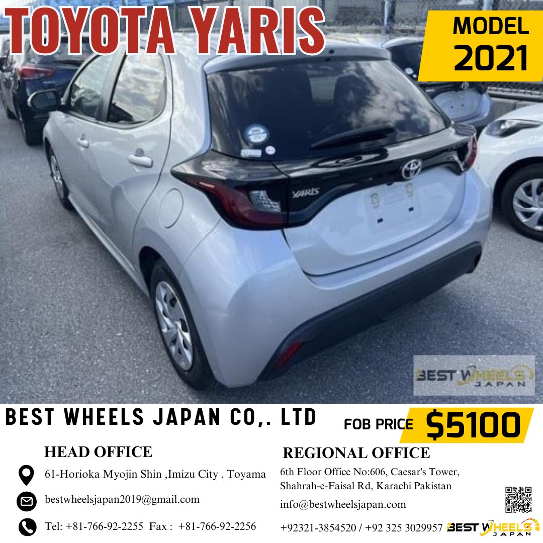 A picture of 2021 Toyota yaris