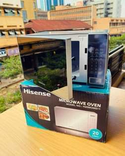 A picture of Hisense microwave