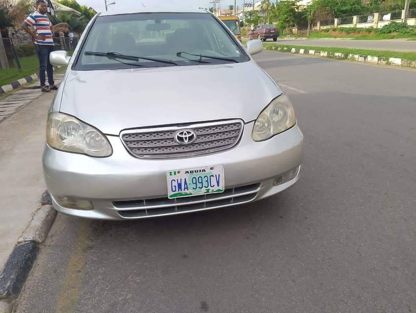 A picture of DISTRESS TOYOTA COROLLA 04