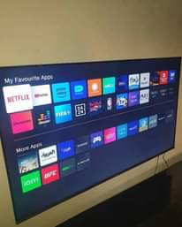 A picture of 65 inches Hisense frameless smart tv 575k 65inch hisense smart