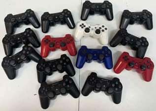 A picture of PlayStation 3 wireless controllers