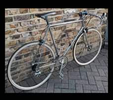 A picture of Viking Vintage and Santa Cruz racing bikes