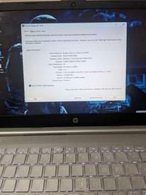 A picture of Hp laptop core i7 generation 11