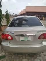 A picture of Toyota corolla