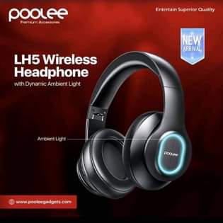 A picture of Poolee LH5 Bluetooth Headphone