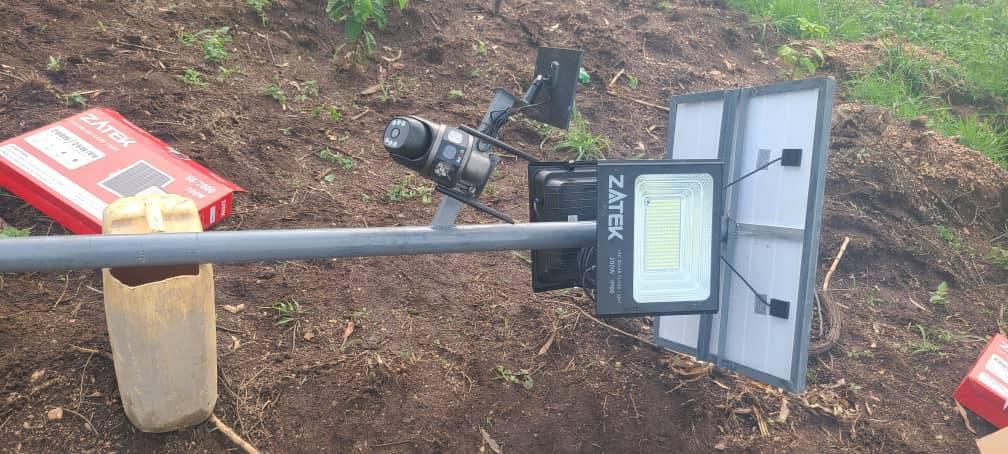A picture of Solar Security Flood Lights and Solar PTZ Cameras