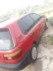 A picture of Toyota Corolla old model is available with good condition engine