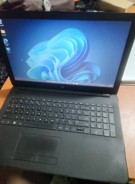 A picture of HP fully functional celeron laptop for 280k with 500gb storage