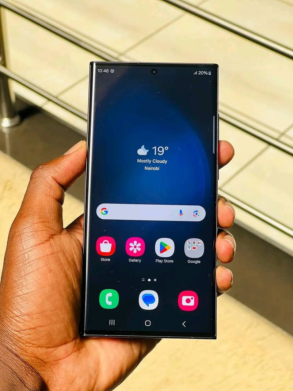 A picture of S23 ultra deposit 200k we deliver to you now total