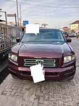 A picture of Honda Ridgeline 08 model baked on first body Engine super