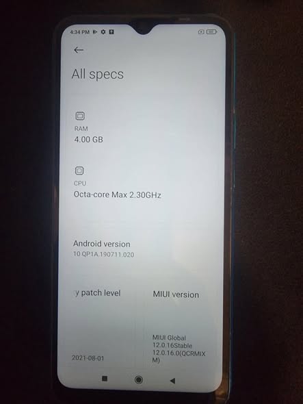 A picture of Redmi 9c