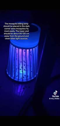 A picture of Mosquito electrical shock light Mosquito killer kifaa cha kuulia mbu