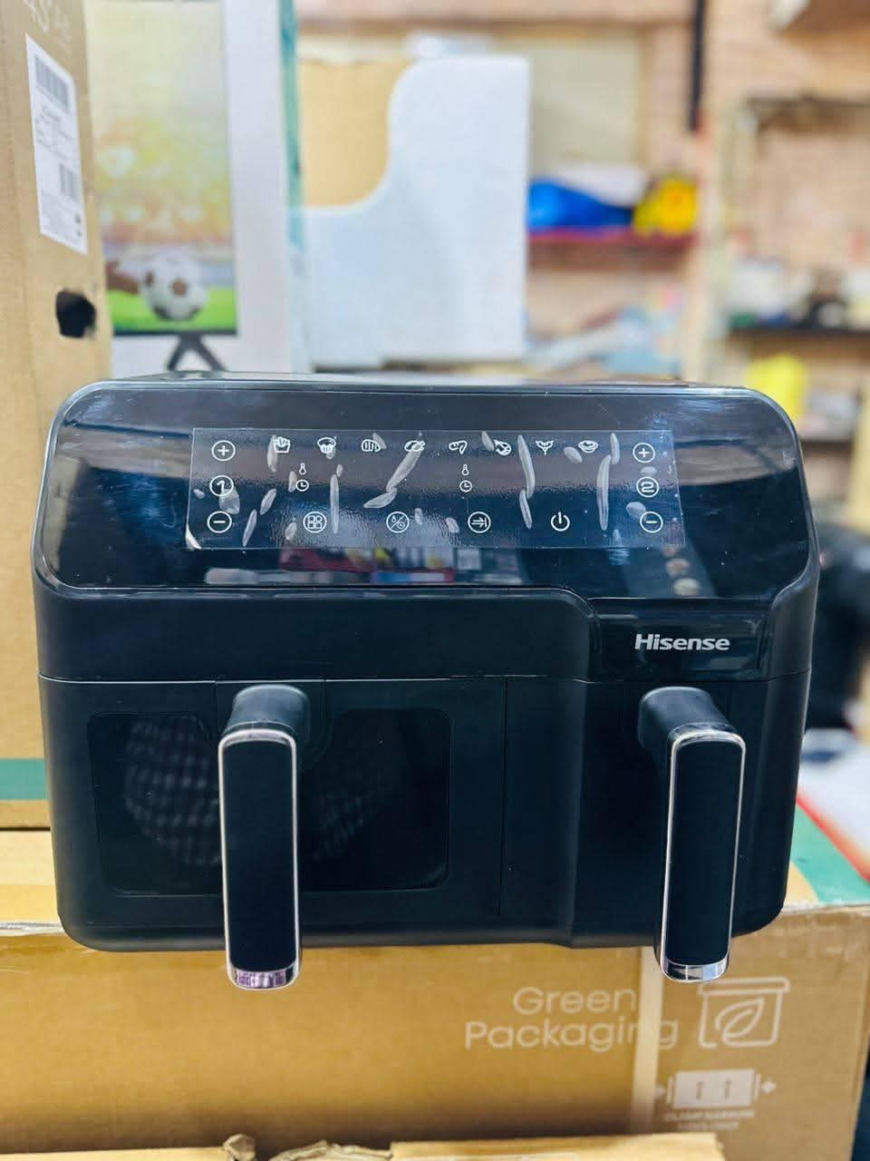 A picture of Hisense air fryer double