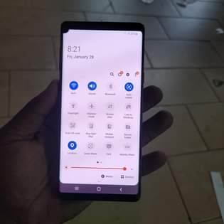 A picture of SAMSUNG GALAXY NOTE 9 PRICE 380K 128GB STORAGE CALL WHATAPP