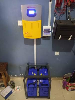 A picture of Solar system installation
