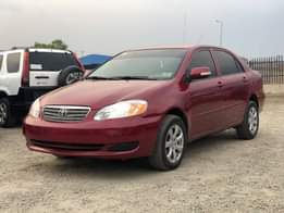 A picture of Neatly Used Toyota Corolla 2004 Model With Original Custom Duty
