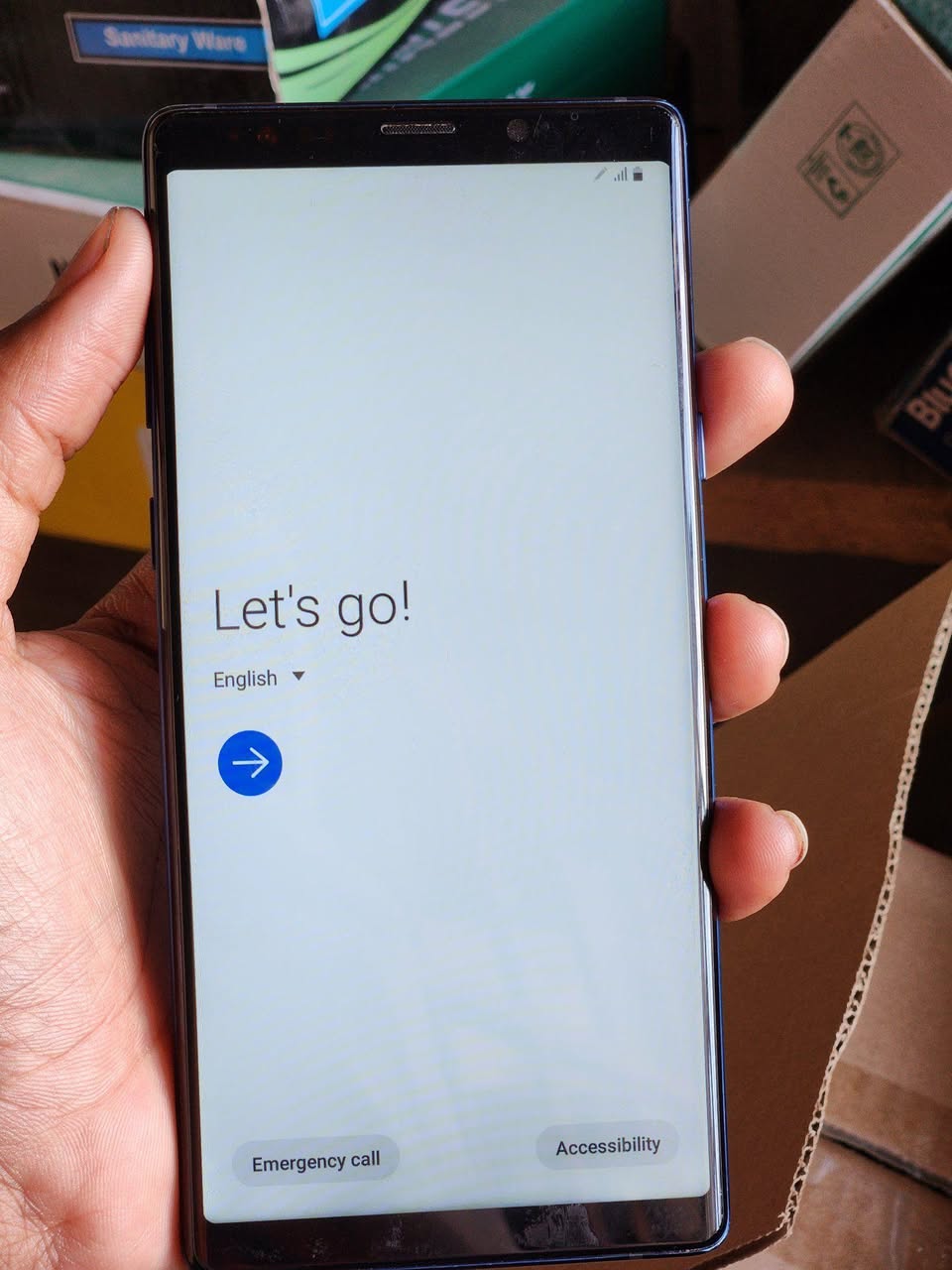 A picture of SAMSUNG NOTE 9