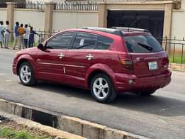 A picture of CLEAN NIGERIAN USED PONTIAC VIBE 2005 MODEL ORIGINAL DUTY AC