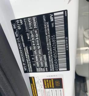 A picture of Distres sale Toks 2016 Mercedes Benz GLE350 2023 Entry Fullest