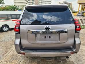 A picture of 2023 Toyota Prado V4 price 87million with duty Location Abuja