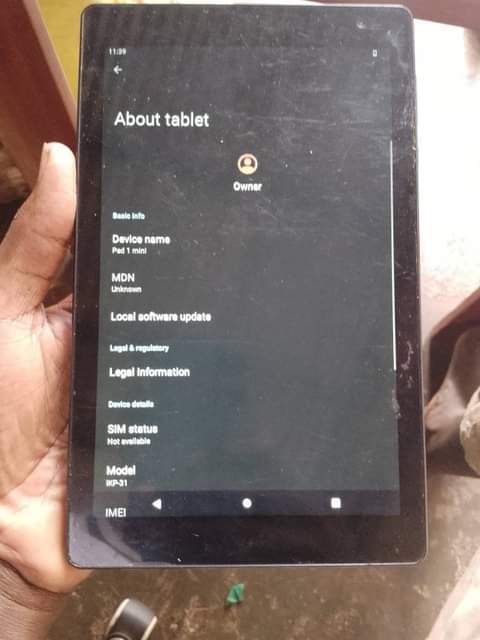 A picture of Itel tab
