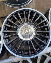 A picture of BMW and Benz Wheels