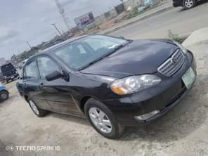 A picture of Highest grade Toyota Corolla Sports everything is intact and untouched