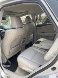 A picture of Rx 350 2010 model silver colour everything intact Rx 350