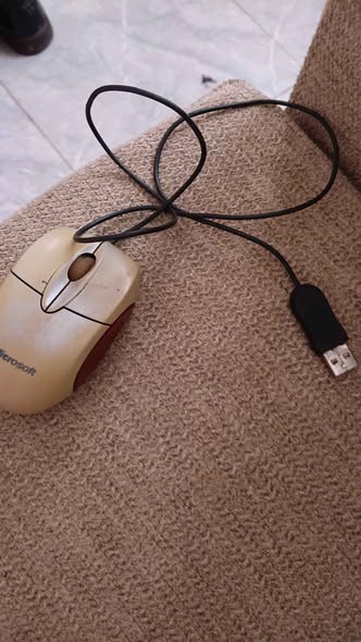 A picture of M Computer mouse