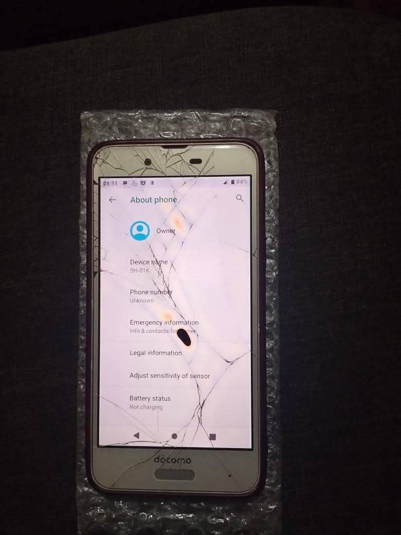A picture of Aquos docomo