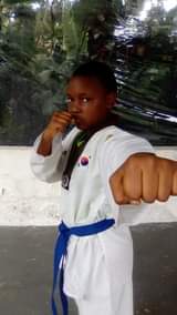 A picture of Kids karate class