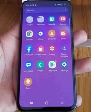 A picture of Samsung s10e