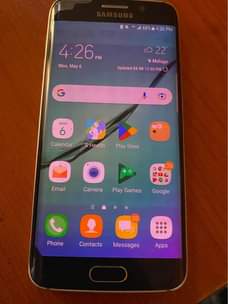 A picture of Samsung Galaxy s6 edge