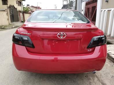 A picture of Nigerian used Toyota Camry 08 Painted on first body very