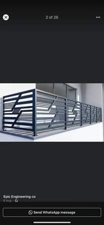 A picture of Balcony rails