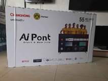 A picture of BRAND NEW CHANGHONG 55 UHD 4K ANDROID SMART TV