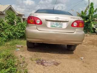 A picture of Toyota Corolla 07 model