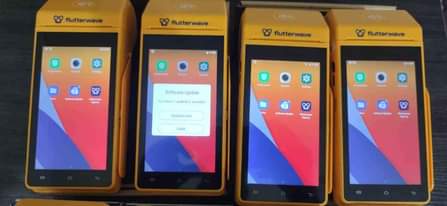 A picture of Fluttterwave POS terminal Available