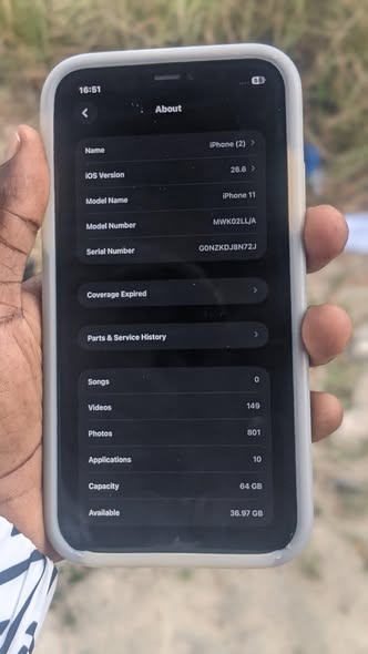 A picture of IPHONE 11