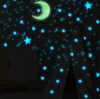 A picture of Glowing stars