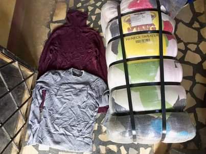 clothing bales
