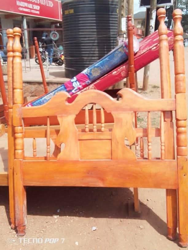 A picture of It is a used 4by6 Wooden bed in good condition