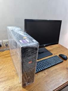A picture of Hp desktop Computer ya LIBRARY