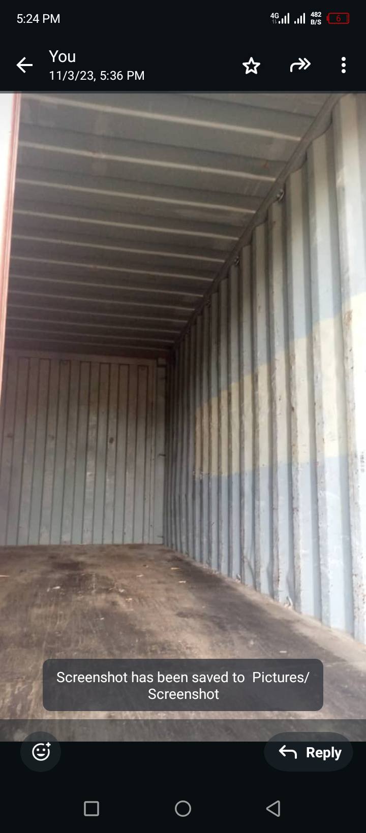 A picture of 40ft and 20ft containers