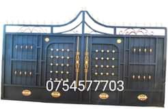A picture of Metallic sliding gate