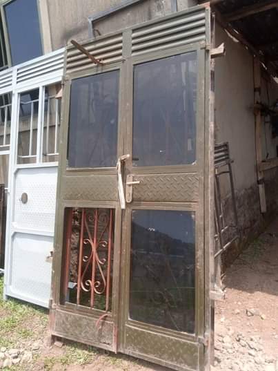 A picture of 4 8 double door with glasses