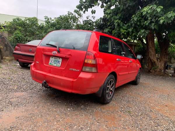 A picture of SHARP DISTRESS An Extremely Clean Toyota Corolla wagon with very