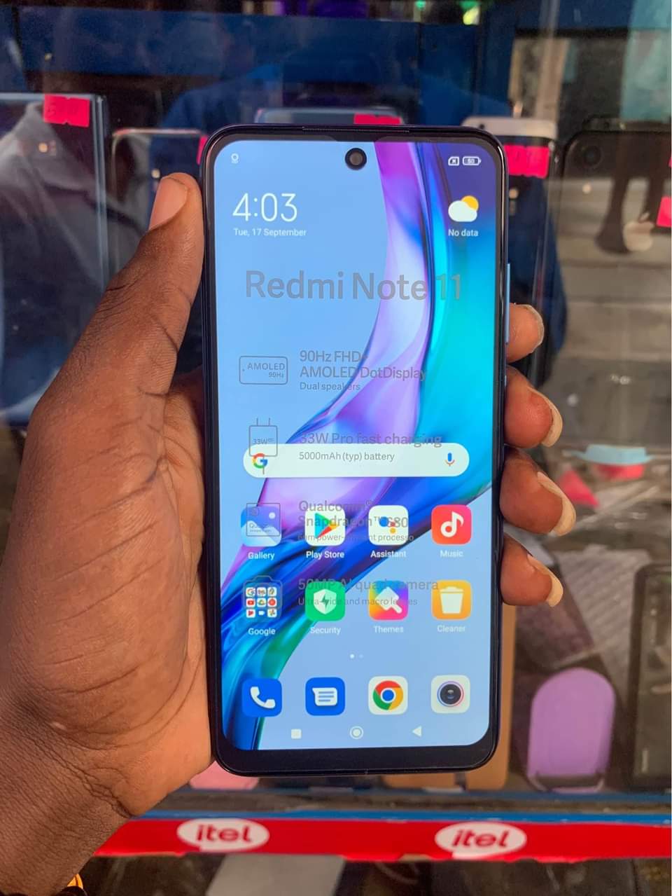 A picture of Redmi note 11