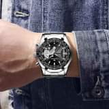 A picture of High quality stainless steel chain wrist watch water proof